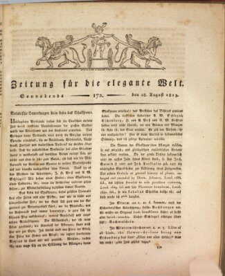 Zeitung für die elegante Welt Samstag 28. August 1813