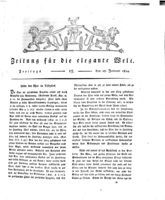 Zeitung für die elegante Welt Freitag 28. Januar 1814