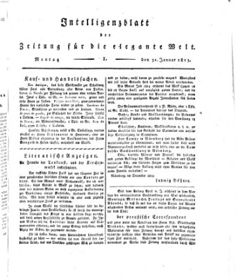 Zeitung für die elegante Welt Montag 31. Januar 1814