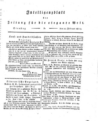 Zeitung für die elegante Welt Dienstag 22. Februar 1814