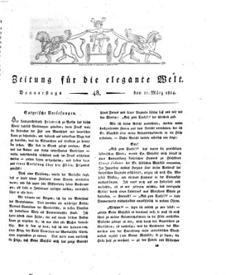 Zeitung für die elegante Welt Donnerstag 10. März 1814