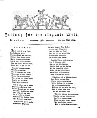 Zeitung für die elegante Welt Dienstag 10. Mai 1814