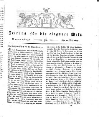 Zeitung für die elegante Welt Mittwoch 11. Mai 1814