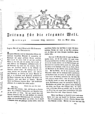 Zeitung für die elegante Welt Freitag 27. Mai 1814