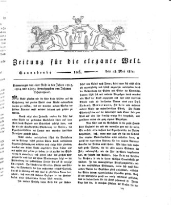 Zeitung für die elegante Welt Samstag 28. Mai 1814