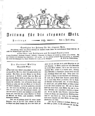 Zeitung für die elegante Welt Freitag 1. Juli 1814