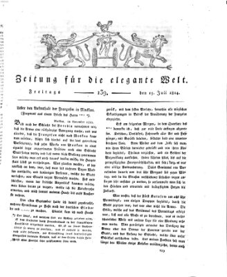 Zeitung für die elegante Welt Freitag 15. Juli 1814