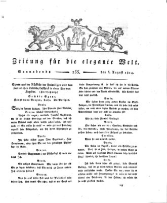 Zeitung für die elegante Welt Samstag 6. August 1814