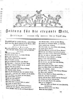 Zeitung für die elegante Welt Freitag 12. August 1814