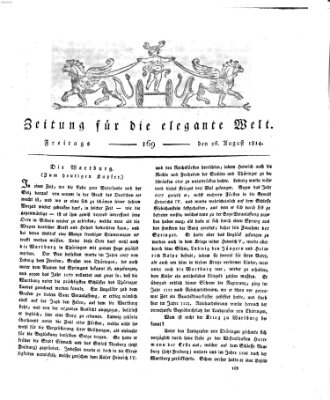 Zeitung für die elegante Welt Freitag 26. August 1814