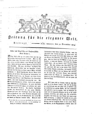 Zeitung für die elegante Welt Freitag 30. Dezember 1814