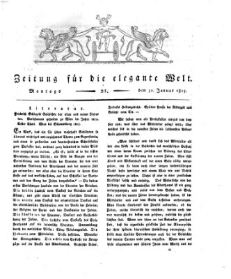 Zeitung für die elegante Welt Montag 30. Januar 1815