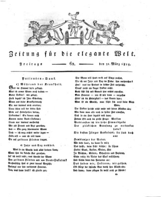 Zeitung für die elegante Welt Freitag 31. März 1815