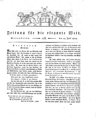 Zeitung für die elegante Welt Samstag 29. Juli 1815