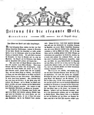 Zeitung für die elegante Welt Samstag 26. August 1815