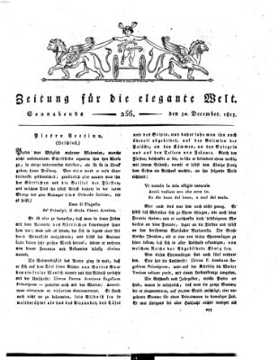 Zeitung für die elegante Welt Samstag 30. Dezember 1815