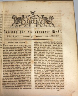 Zeitung für die elegante Welt Dienstag 14. Mai 1816