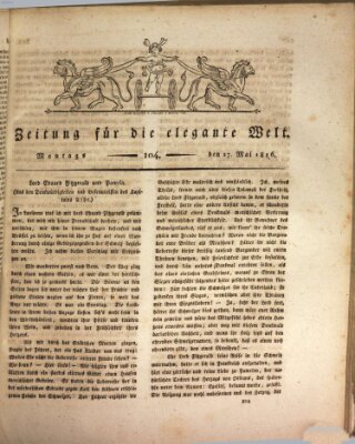 Zeitung für die elegante Welt Montag 27. Mai 1816