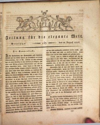 Zeitung für die elegante Welt Montag 12. August 1816