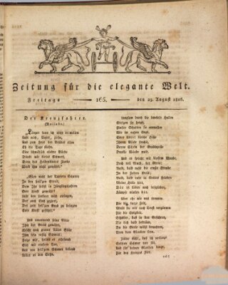 Zeitung für die elegante Welt Freitag 23. August 1816