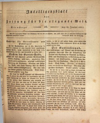 Zeitung für die elegante Welt Dienstag 26. Juni 1827