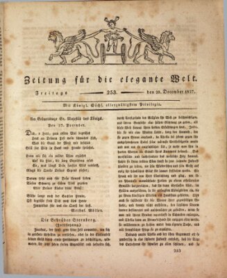 Zeitung für die elegante Welt Freitag 28. Dezember 1827