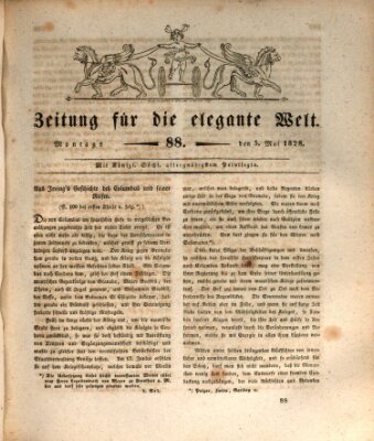 Zeitung für die elegante Welt Montag 5. Mai 1828