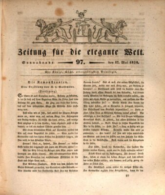 Zeitung für die elegante Welt Samstag 17. Mai 1828