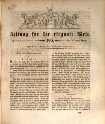 Zeitung für die elegante Welt Samstag 31. Mai 1828