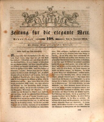 Zeitung für die elegante Welt Donnerstag 5. Juni 1828