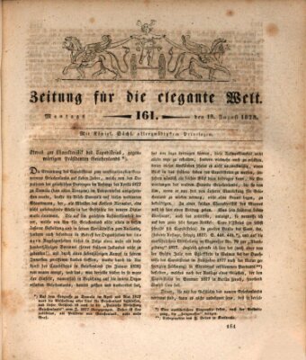 Zeitung für die elegante Welt Montag 18. August 1828