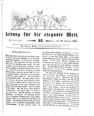 Zeitung für die elegante Welt Freitag 30. Januar 1829