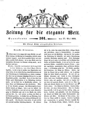 Zeitung für die elegante Welt Samstag 23. Mai 1829