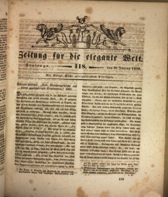 Zeitung für die elegante Welt Freitag 18. Juni 1830