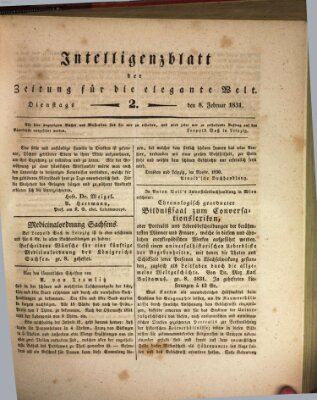 Zeitung für die elegante Welt Montag 8. Februar 1830