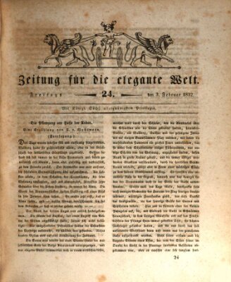 Zeitung für die elegante Welt Freitag 3. Februar 1832