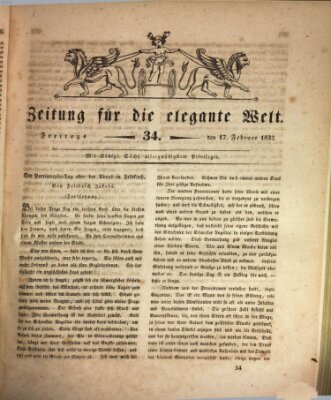 Zeitung für die elegante Welt Freitag 17. Februar 1832
