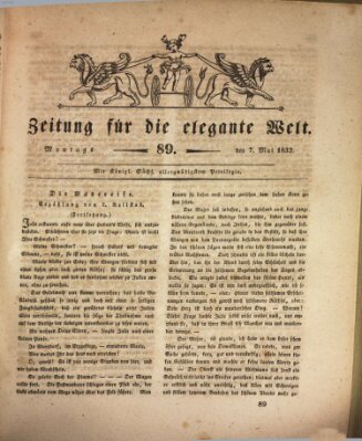 Zeitung für die elegante Welt Montag 7. Mai 1832