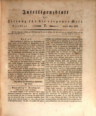 Zeitung für die elegante Welt Dienstag 8. Mai 1832