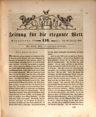 Zeitung für die elegante Welt Samstag 16. Juni 1832