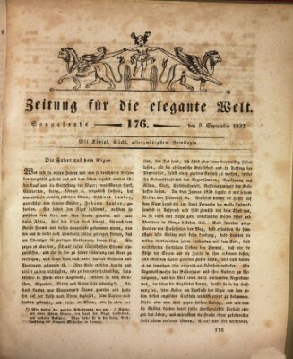 Zeitung für die elegante Welt Samstag 8. September 1832