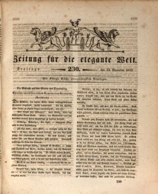 Zeitung für die elegante Welt Freitag 23. November 1832