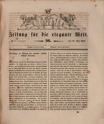 Zeitung für die elegante Welt Freitag 17. Mai 1833