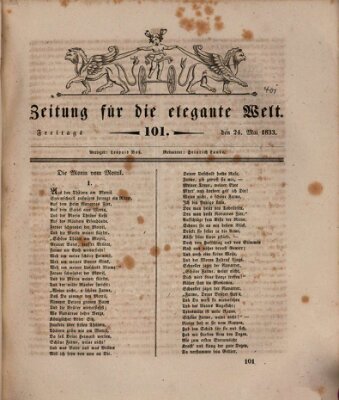 Zeitung für die elegante Welt Freitag 24. Mai 1833