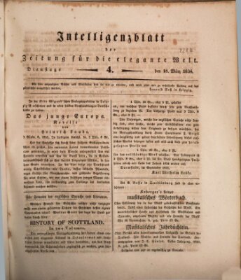 Zeitung für die elegante Welt Dienstag 18. März 1834