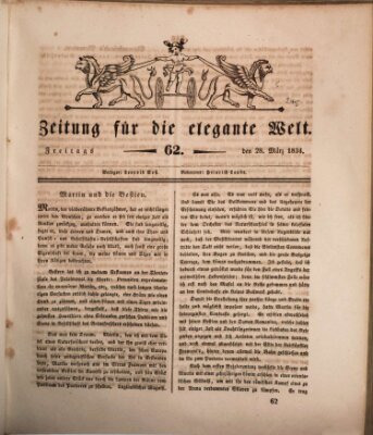 Zeitung für die elegante Welt Freitag 28. März 1834