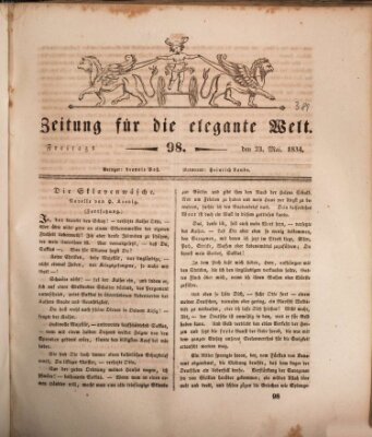 Zeitung für die elegante Welt Freitag 23. Mai 1834