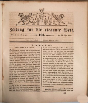 Zeitung für die elegante Welt Donnerstag 29. Mai 1834