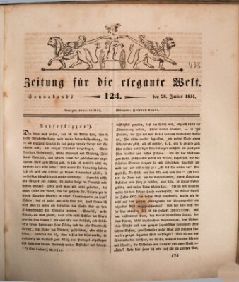 Zeitung für die elegante Welt Samstag 28. Juni 1834