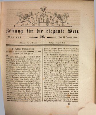 Zeitung für die elegante Welt Montag 26. Januar 1835